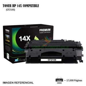 Toner Compatible 14X HP CF214X