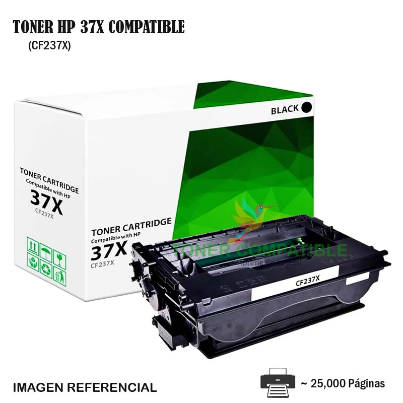 Toner Compatible 37X HP CF237X Toner Compatible 37X HP CF237X
