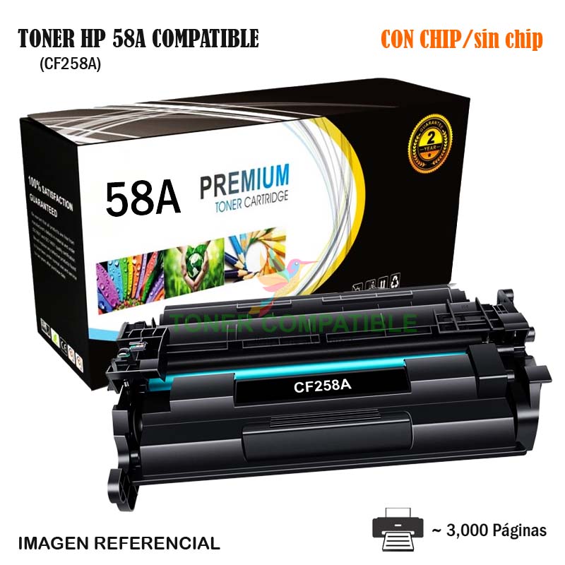 Toner Compatible 58A HP CF258A Toner Compatible 58A HP CF258A