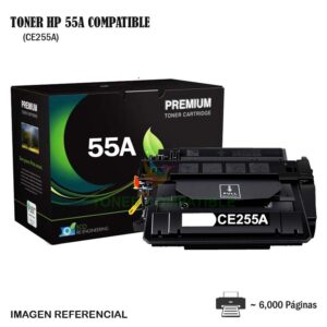 Toner Compatible CE255A HP 55A