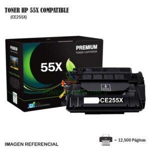 Toner Compatible CE255X HP 55X