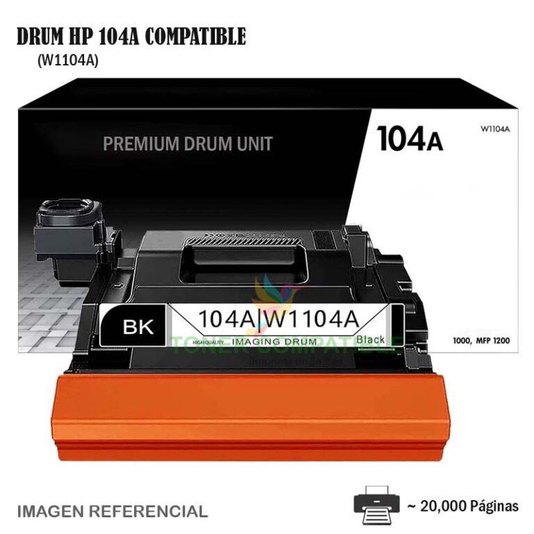 Tambor Compatible 104A HP W1104A