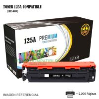Toner Compatible 125A HP CB540A Negro