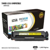 Toner Compatible 125A HP CB542A Yellow
