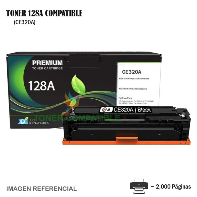 Toner Compatible 128A HP CE320A Black