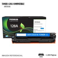 Toner Compatible 128A HP CE321A Cyan