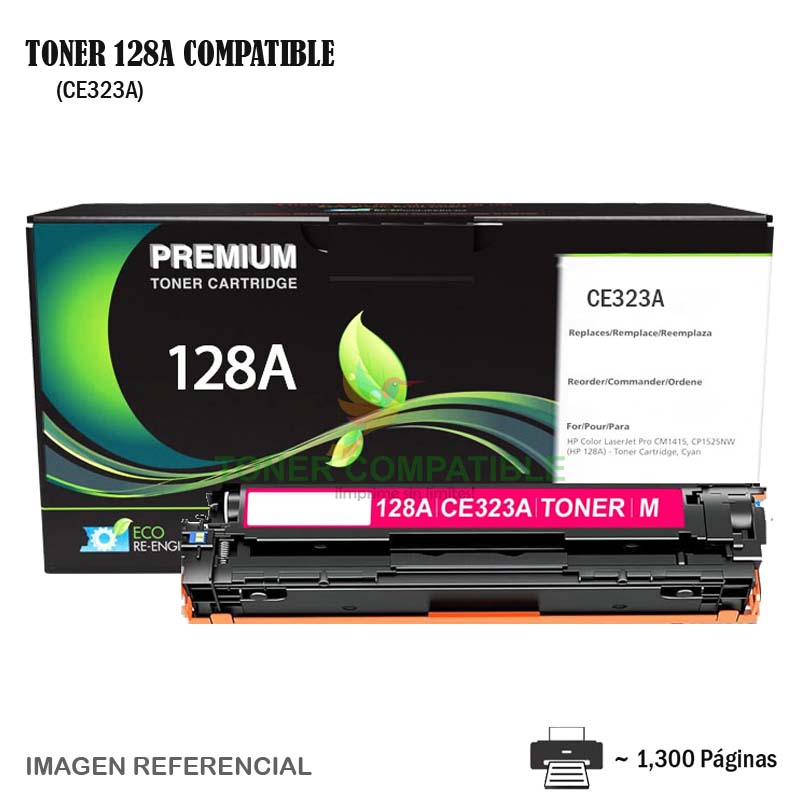 Toner Compatible 128A HP CE323A Magenta Toner Compatible 128A HP CE323A Magenta