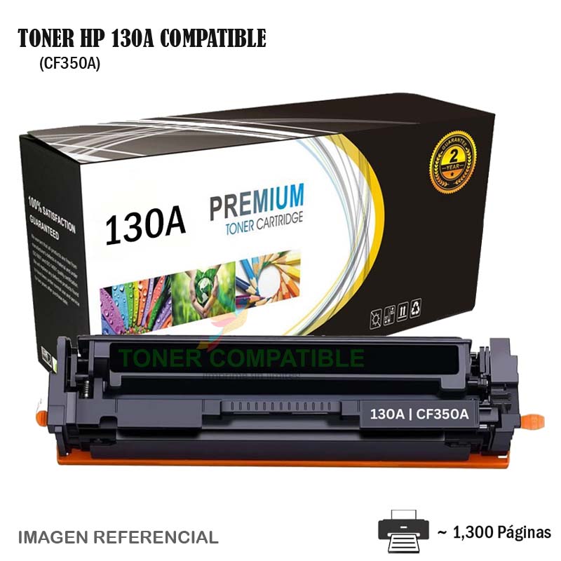 Toner Compatible 130A HP CF350A Black Toner Compatible 130A HP CF350A Black