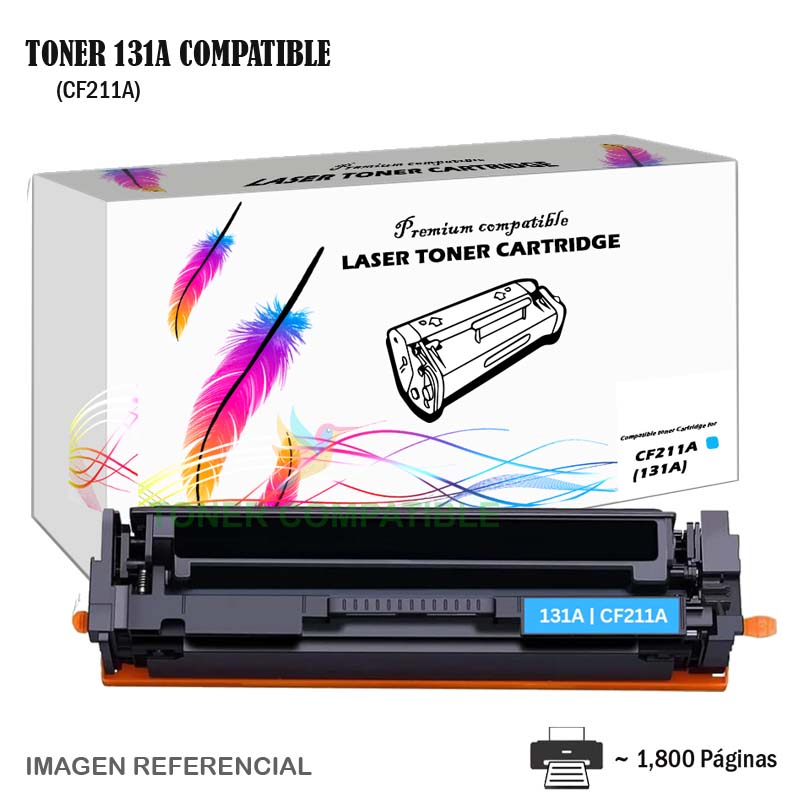 Toner Compatible 131A HP CF211A Cyan Toner Compatible 131A HP CF211A Cyan