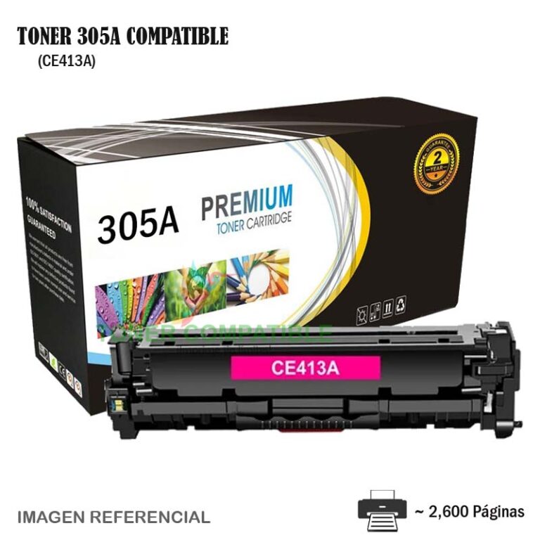 Toner Compatible 305A HP CE413A Magenta