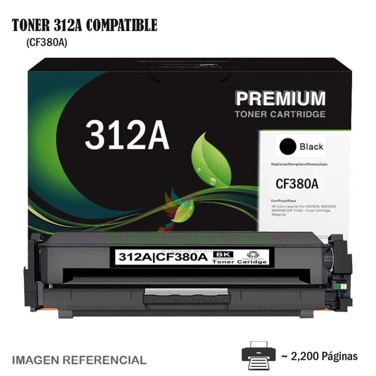 Toner Compatible 312A HP CF380A Black