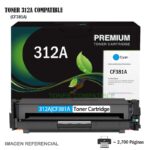 Toner Compatible 312A HP CF381A Cyan