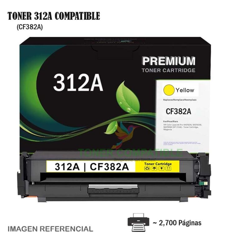 Toner Compatible 312A HP CF382A Yellow