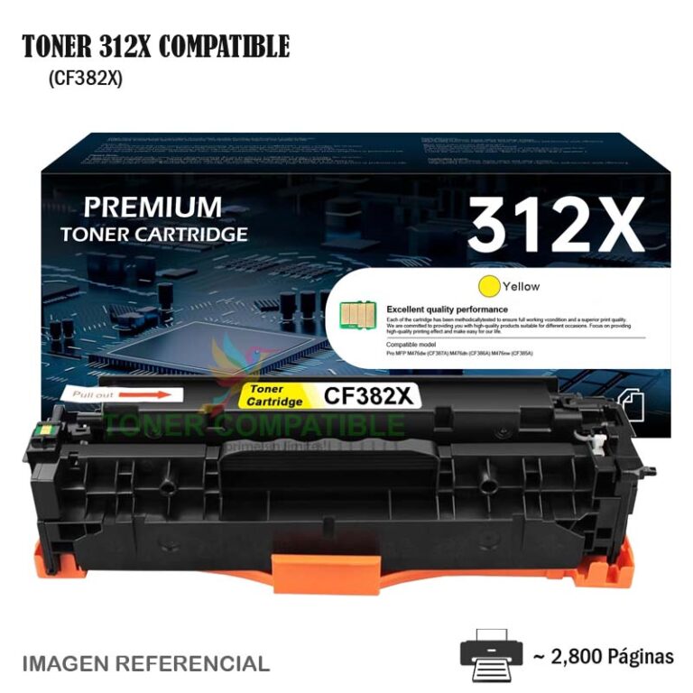 Toner Compatible 312X HP CF382X Yellow