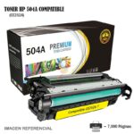 Toner Compatible 504A HP CE252A Yellow