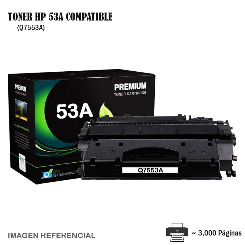 Toner Compatible 53A HP Q7553A Toner Compatible 53A HP Q7553A
