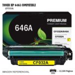 Toner Compatible 646A HP CF032A Yellow