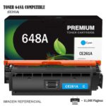 Toner Compatible 648A HP CE261A Cyan