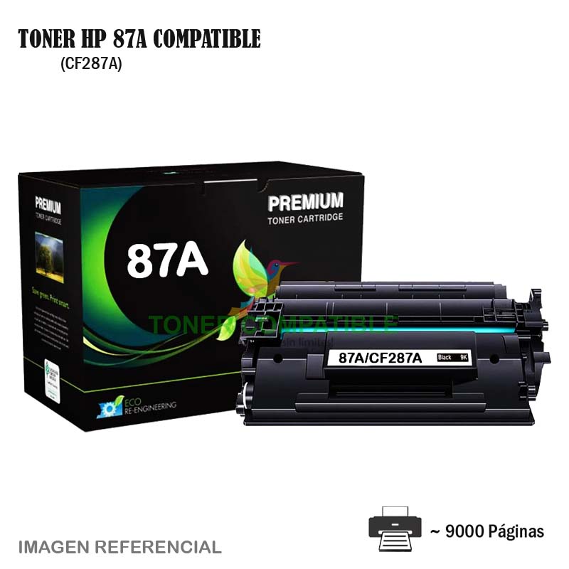 Toner Compatible 87A HP CF287A Toner Compatible 87A HP CF287A