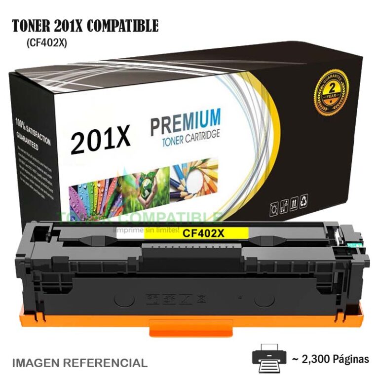 Toner Compatible 201X HP CF402X Yellow