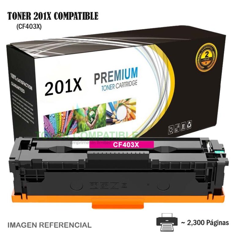 Toner Compatible 201X HP CF403X Magenta