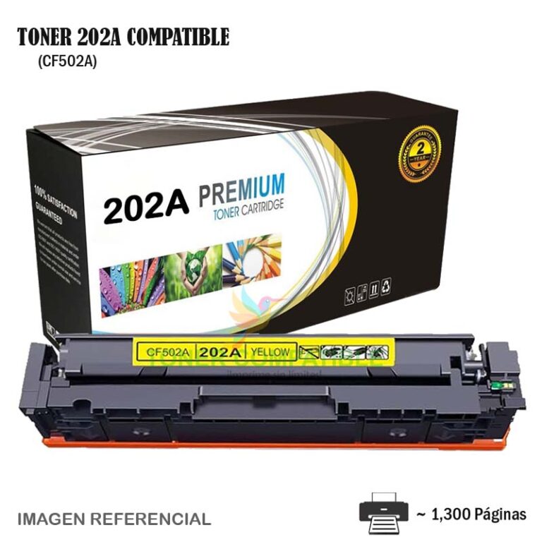 Toner Compatible 202A HP CF502A Yellow