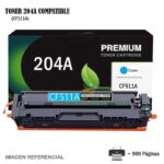 Toner Compatible 204A HP CF511A Cyan