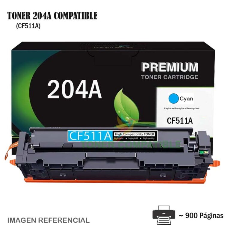 Toner Compatible 204A HP CF511A Cyan