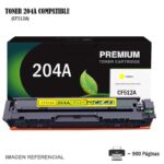 Toner Compatible 204A HP CF512A Yellow