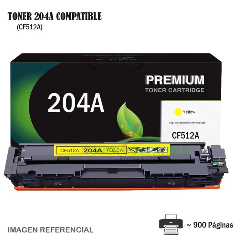 Toner Compatible 204A HP CF512A Yellow