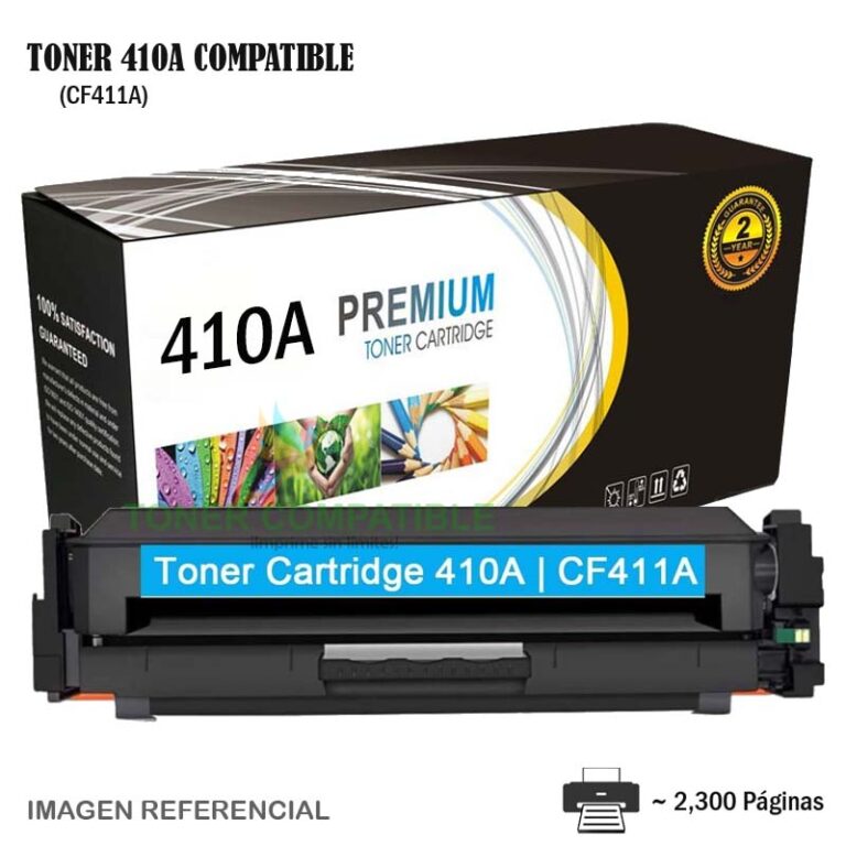 Toner Compatible 410A HP CF411A Cyan