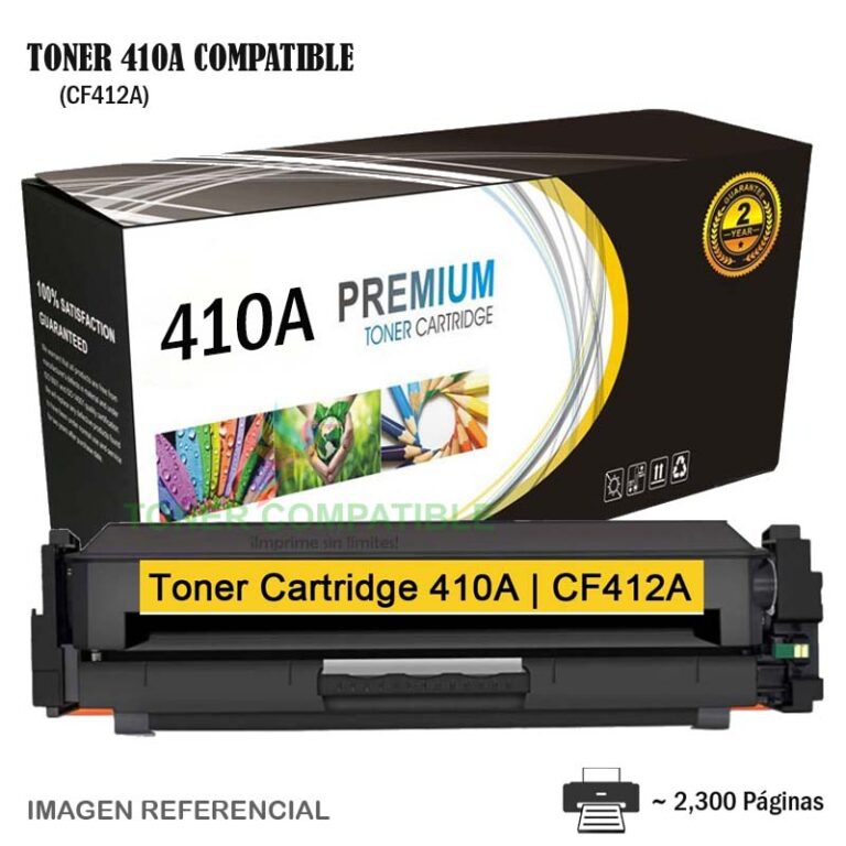 Toner Compatible 410A HP CF412A Yellow
