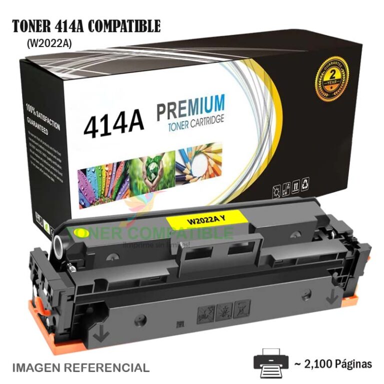 Toner Compatible 414A HP W2022A Yellow