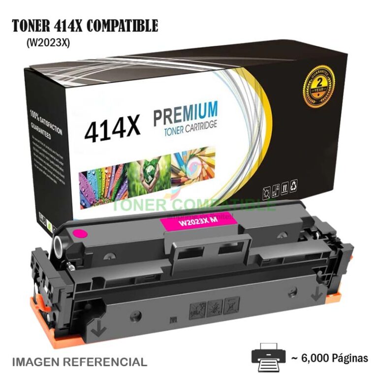 Toner Compatible 414X HP W2023X Magenta