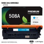 Toner Compatible 508A HP CF361A Cyan