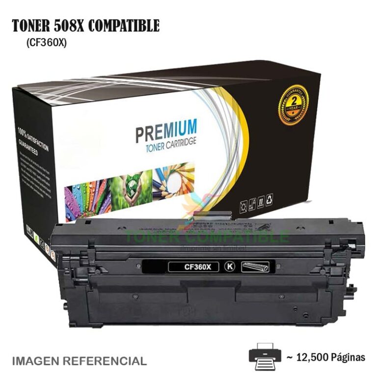 Toner Compatible 508X HP CF360X Black