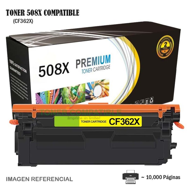 Toner Compatible 508X HP CF362X Yellow