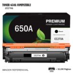 Toner Compatible 650A HP CE270A Black