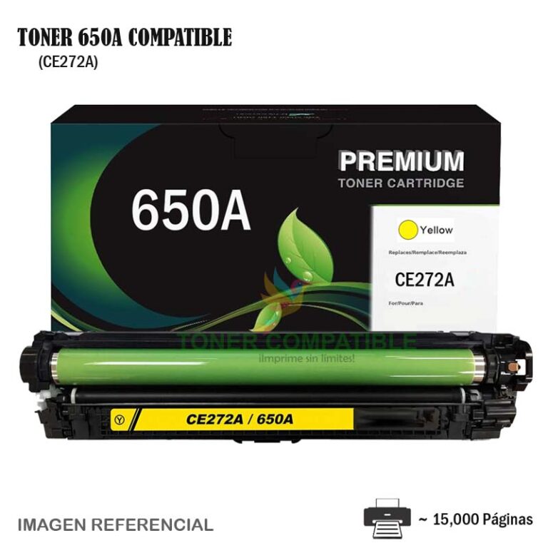 Toner Compatible 650A HP CE272A Yellow