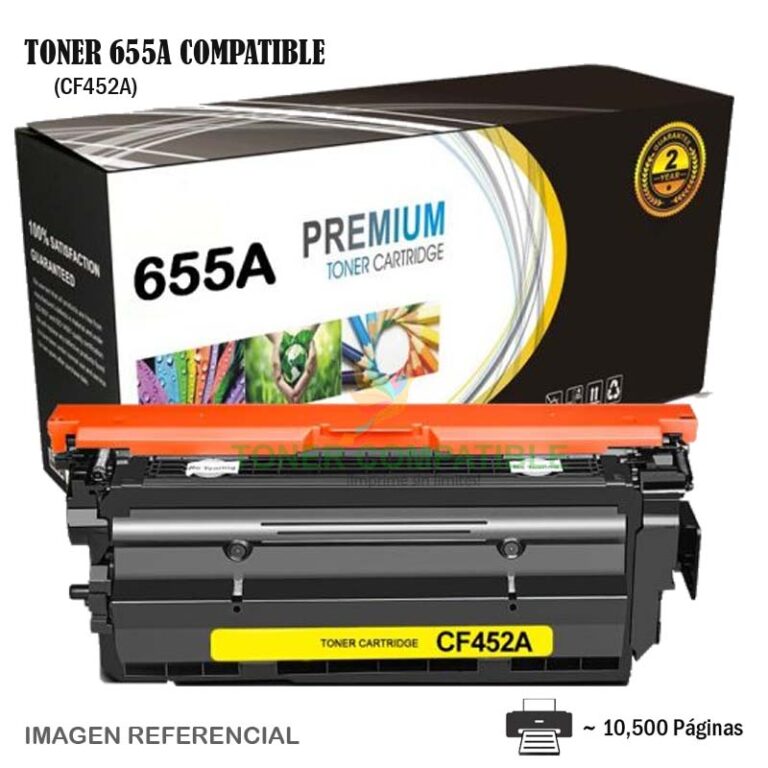 Toner Compatible 655A HP CF452A Yellow