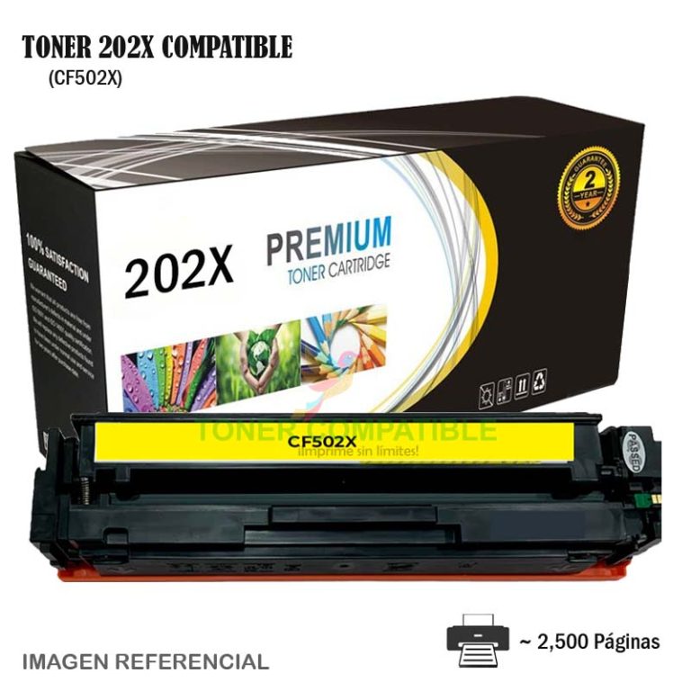 Toner Compatible 202X HP CF502X Yellow