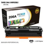 Toner Compatible 206A HP W2110A Black