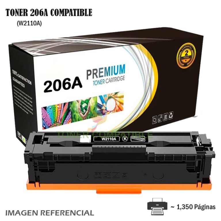 Toner Compatible 206A HP W2110A Black