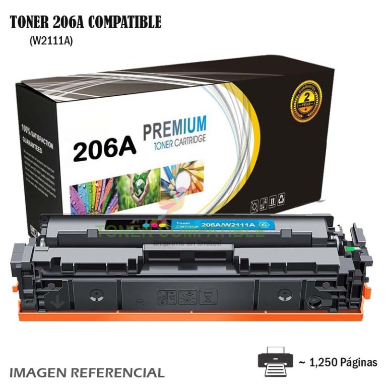 Toner Compatible 206A HP W2111A Cyan