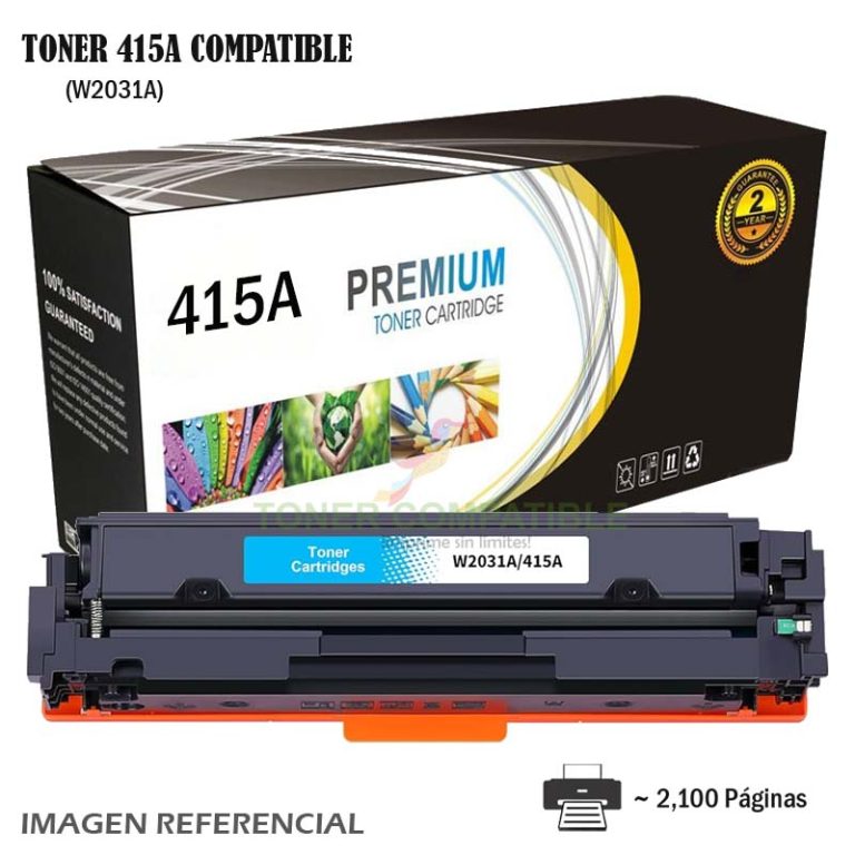Toner Compatible 415A HP W2031A Cyan