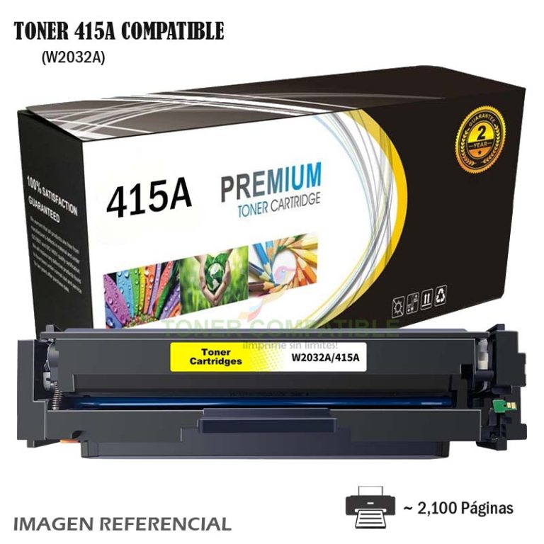 Toner Compatible 415A HP W2032A Yellow