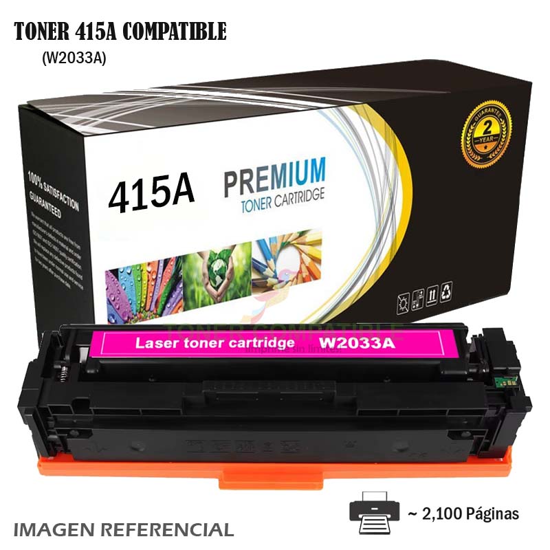 Toner Compatible 415A HP W2033A Magenta Toner Compatible 415A HP W2033A Magenta