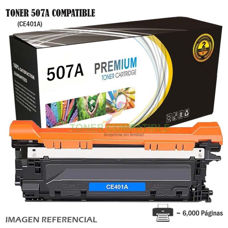 Toner Compatible 507A HP CE401A Cyan