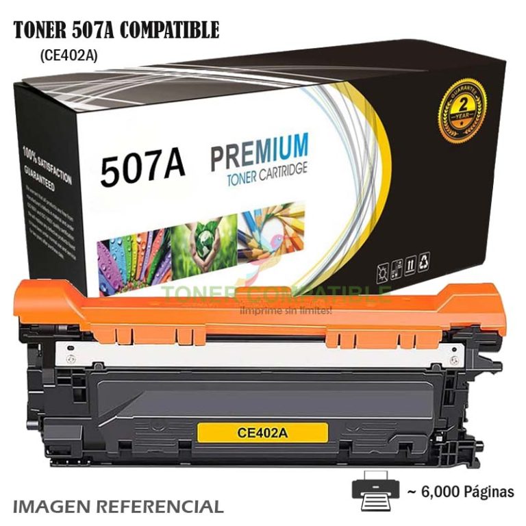 Toner Compatible 507A HP CE402A Yellow