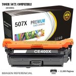 Toner Compatible 507X HP CE400X Black